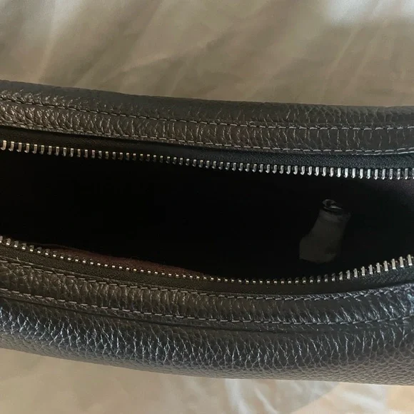 Coach Black Leather Shoulder Bag - Picture 5 of 6